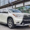2015 model Toyota Highlander(white)